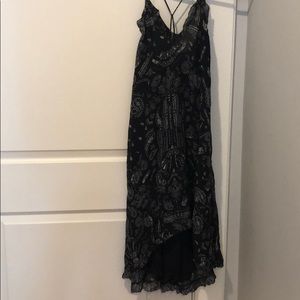 IRO black paisley dress